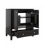 Meuble-lavabo 30 po sans lavabo, base seulement, armoire de salle de bain multifonctionnelle avec portes et tiroir-1229651902