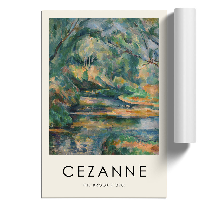 The Brook by Paul Cezanne - No Frame Print, 59cm H x 42cm W x 0.1cm D