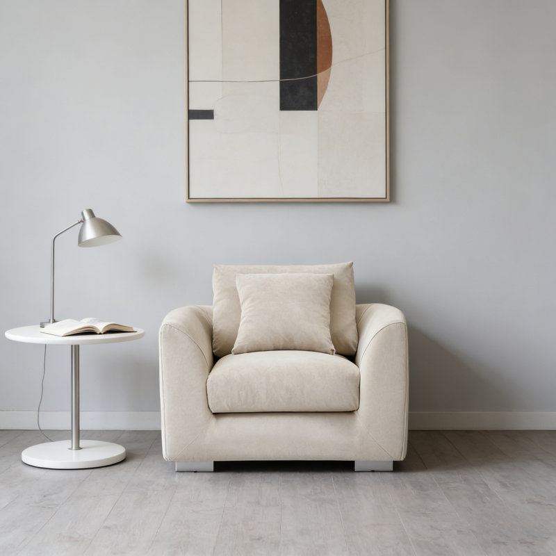 Canapé simple 48,82 po, Beige