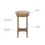 Table d'appoint ronde Tinsley-1072345475