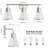 Ahir Polished Nickel Dimmable Vanity Light-34142496