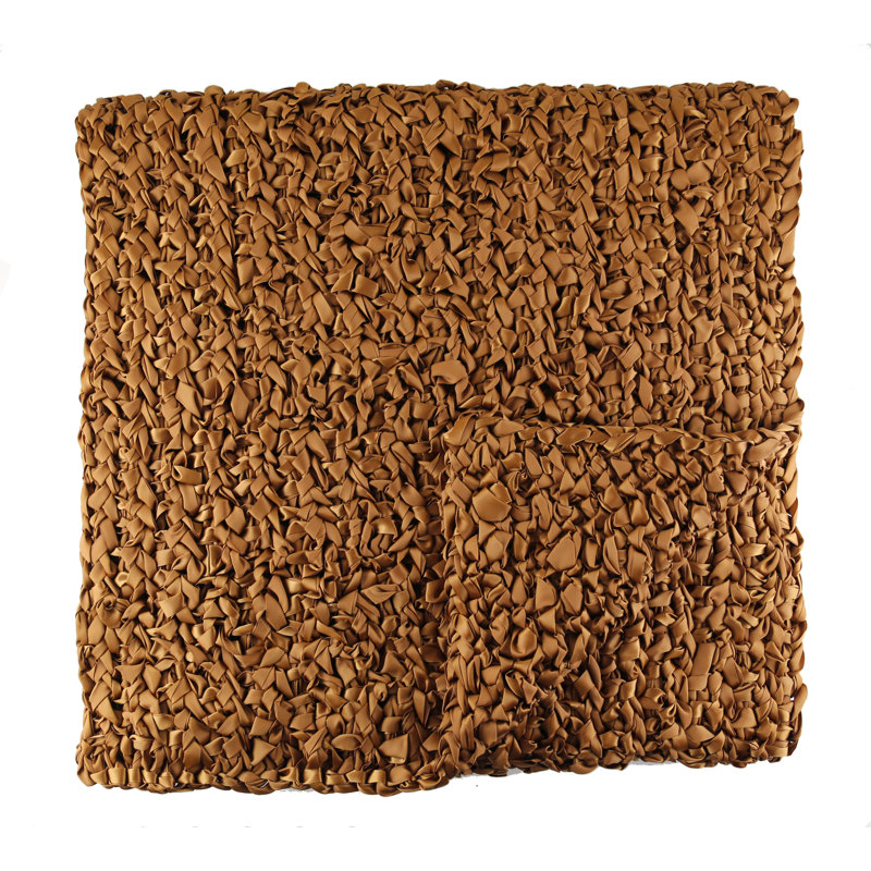 Ribbon Knit Throw Blanket, Topaz