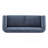 82Inches Boucle Sherpa Sofa - Navy Blue-1917217066