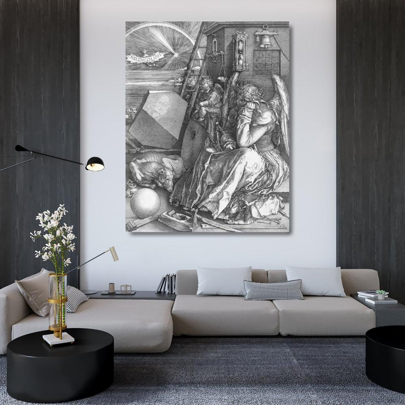 Melancholia, 46" H x 36" W