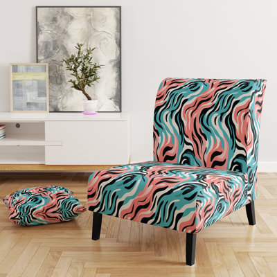 Fauteuil de chambre rembourré Exotic Camouflage Caprice