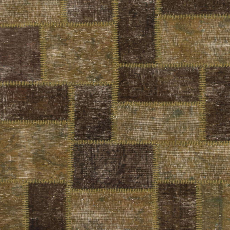 Tapis décoratif multicolore à motif abstrait, Carré 3 pi
