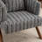 Mid Century Upholstered Arm Accent Chair with Solid Wood Legs-2146693386