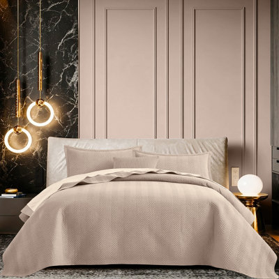 Ensemble de literie à couvre-lit à relief Linen