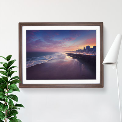 Beach Pier Framed Print