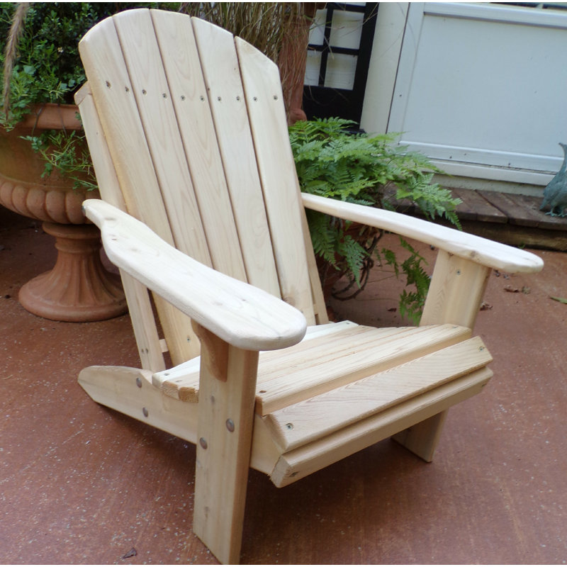 Cuellar Cedar Foldable Outdoor Adirondack Chair