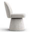 Chaise de meuble-lavabo pivotante rembourrée à 360 °