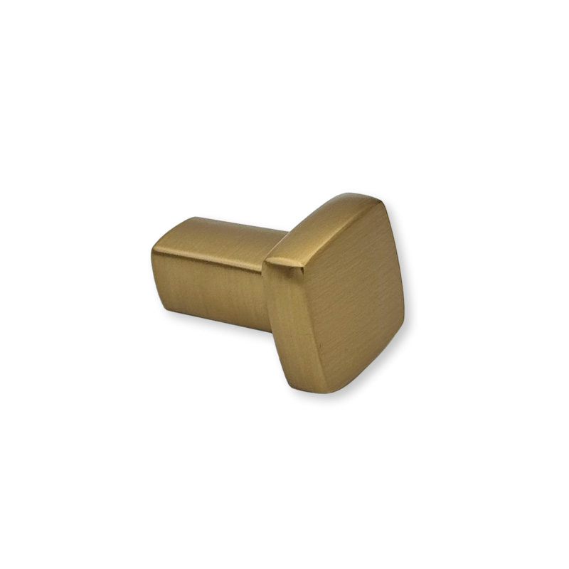 Champagne Bronze Maverick Square Cabinet Knob