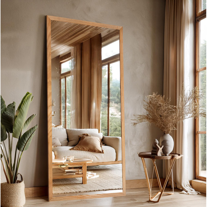  Miroir de plancher Ozark, Naturel, 69 po x 30 po