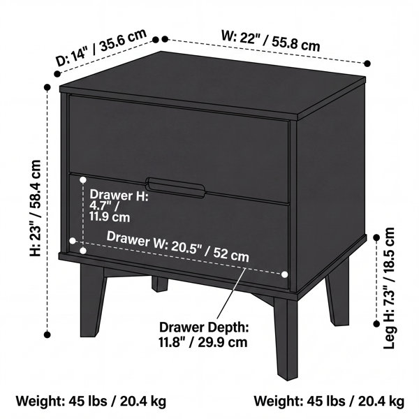 Dimensions du produit