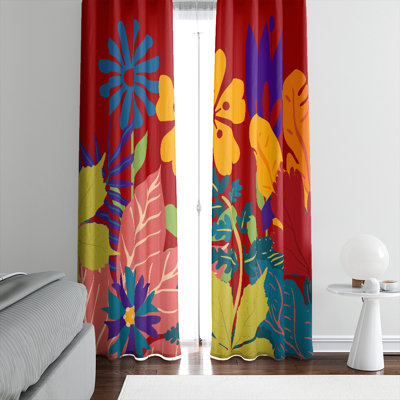 Nickolas Semi Sheer Curtain Pair