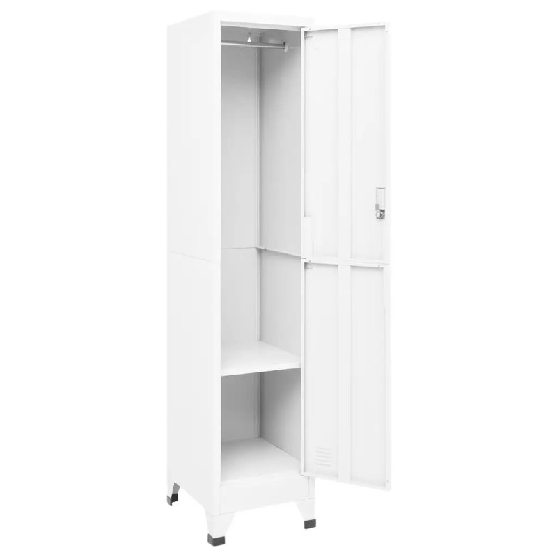 Wojtowicz Metal 1 - Tier 38cm Gym Locker with Key, White