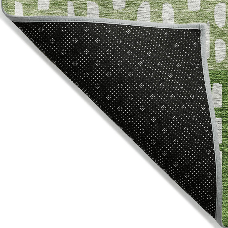  Chayden Area Rug with Non-Slip Backing, Round 8'
