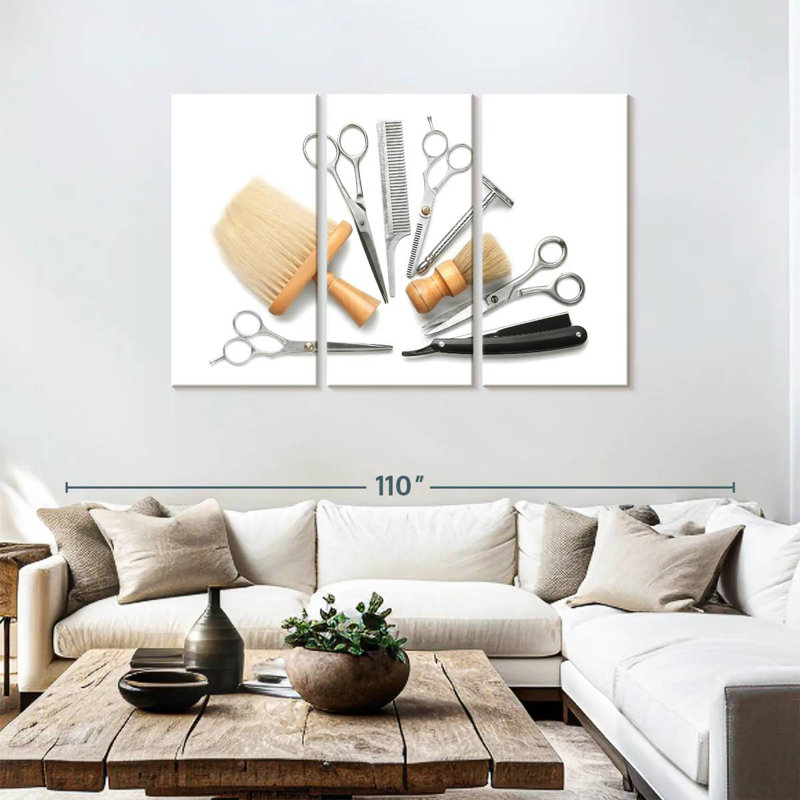 Shuttleworth Barber Set, 48" H x 74" W