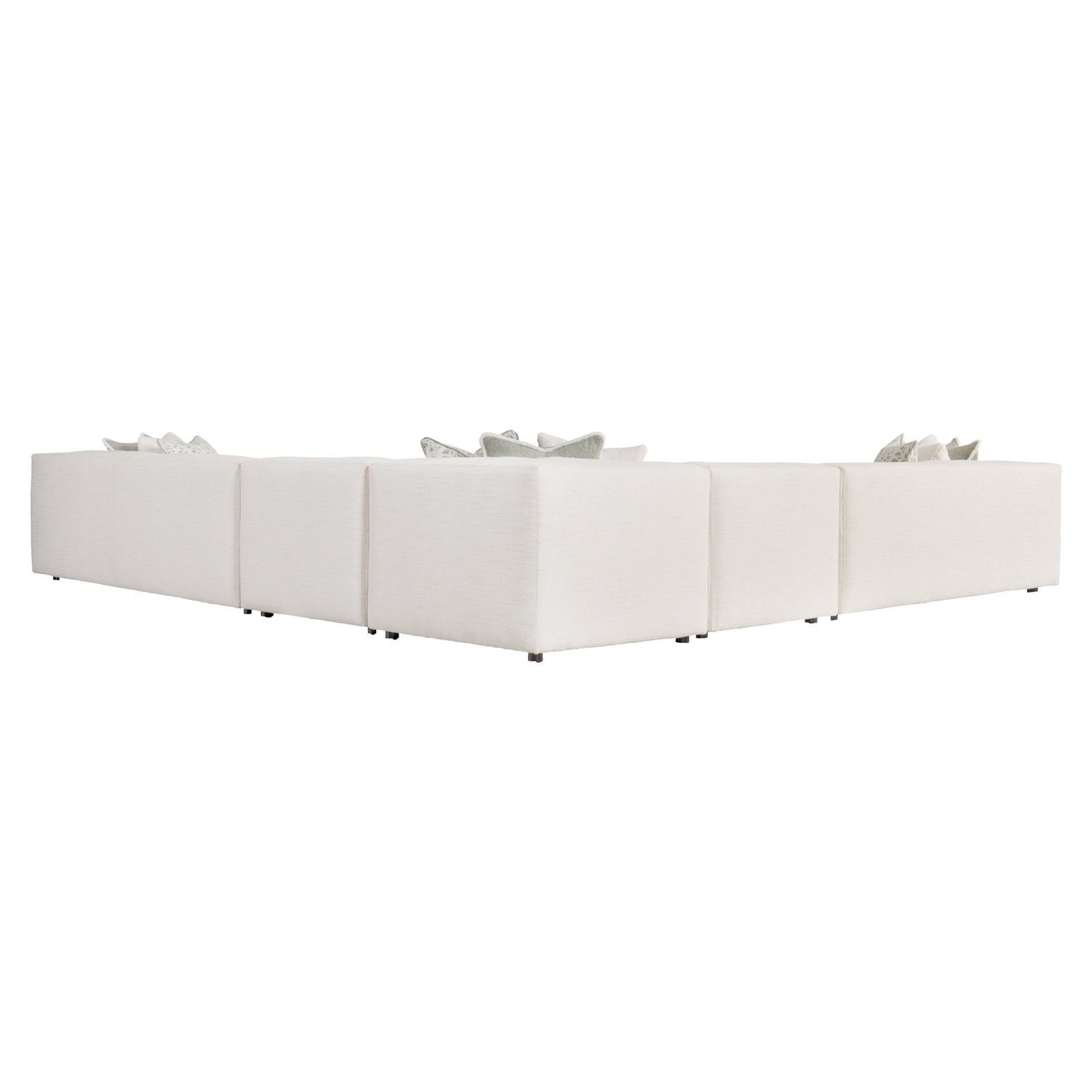 Bliss Upholstered L-Sectional, 28" H x 160.5" W x 160.5" D, 7