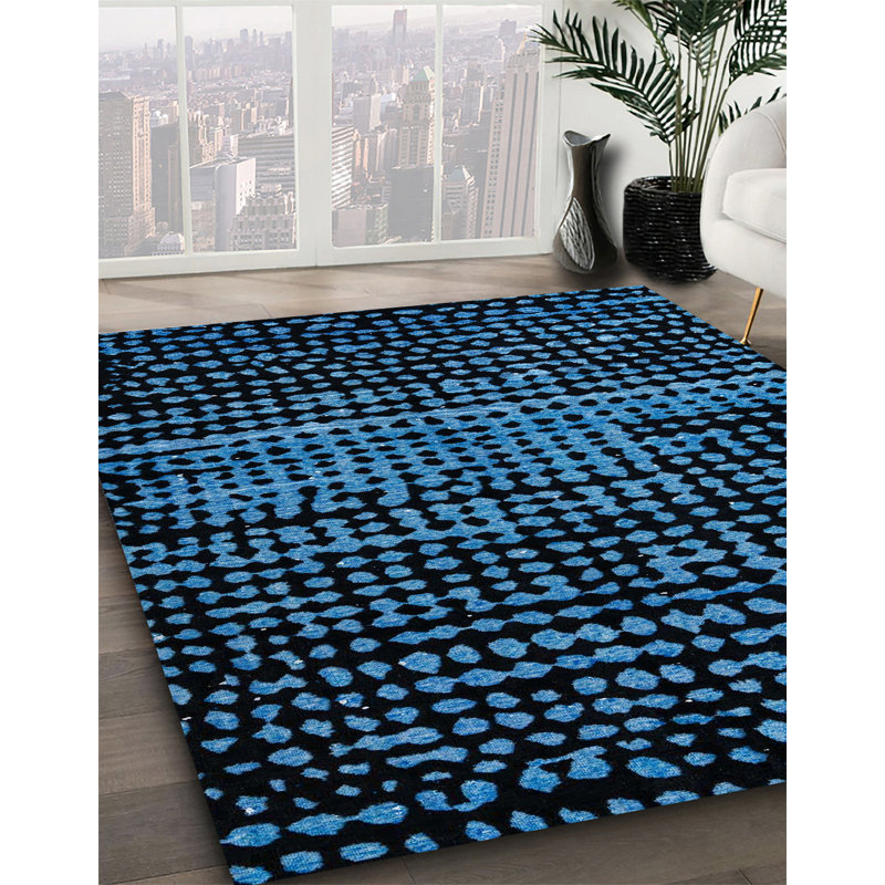 Abstract Indoor Rug, Square 8'