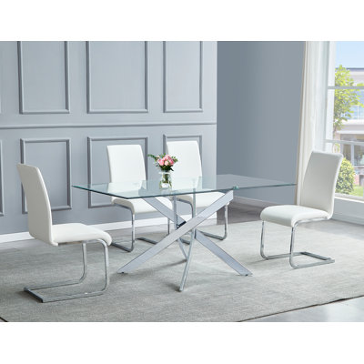 Akinleye 4 - Person Dining Set