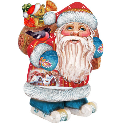 12'' Handmade Wood Shatterproof Holiday Shaped Ornament