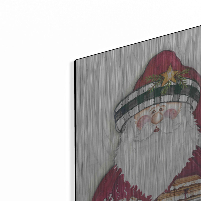 «Jolly St. Nick» par Mary Ann June, H 24 po x l 16 po