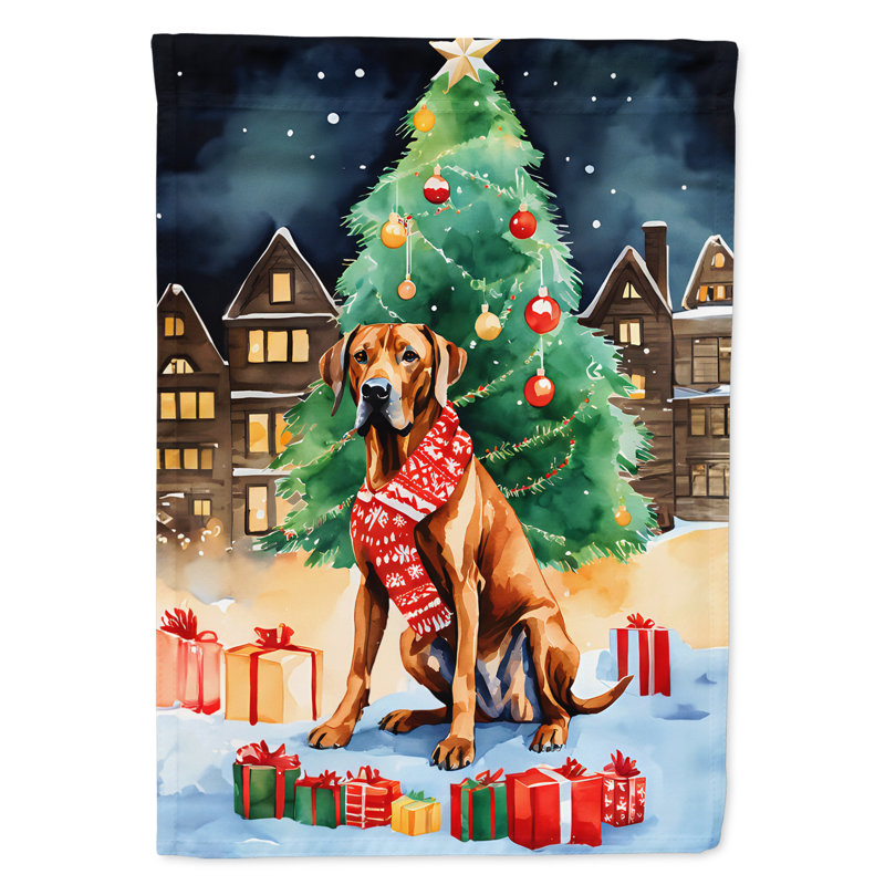 Double Sided Polyester Christmas, 40'' H x 28'' W