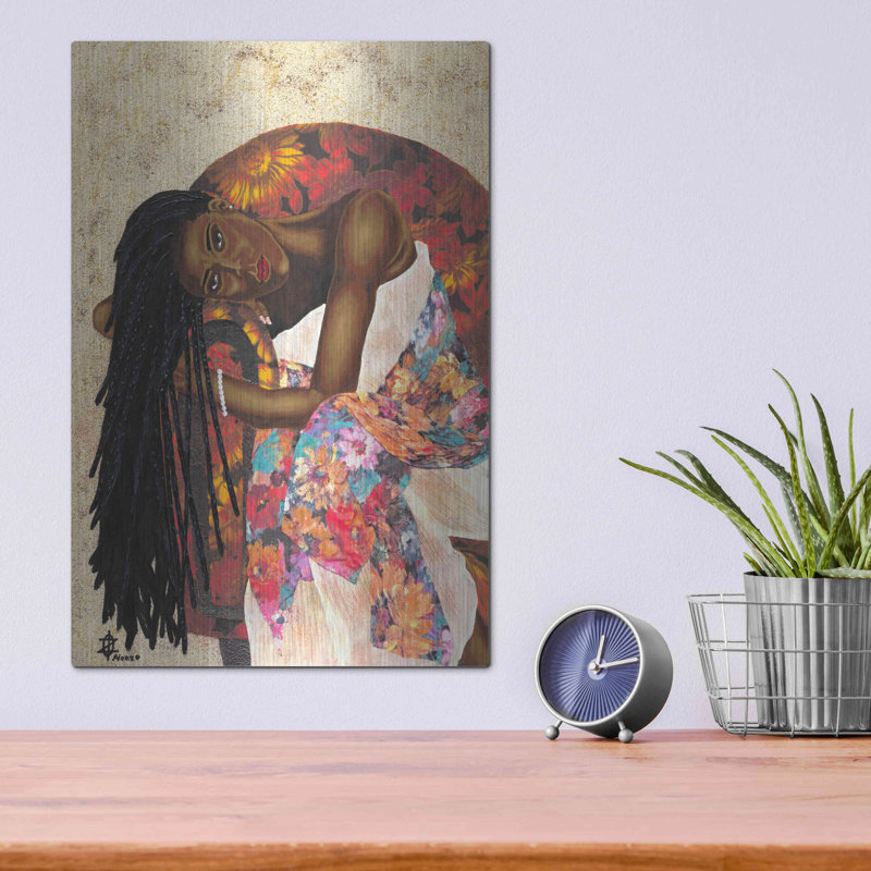 «Missey» par Alonzo Saunders - reproduction sur toile sans cadre, L 12 po x H 16 po