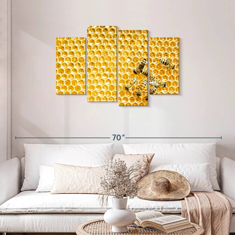 Abeilles Brampt, H 27 po x l 43 po