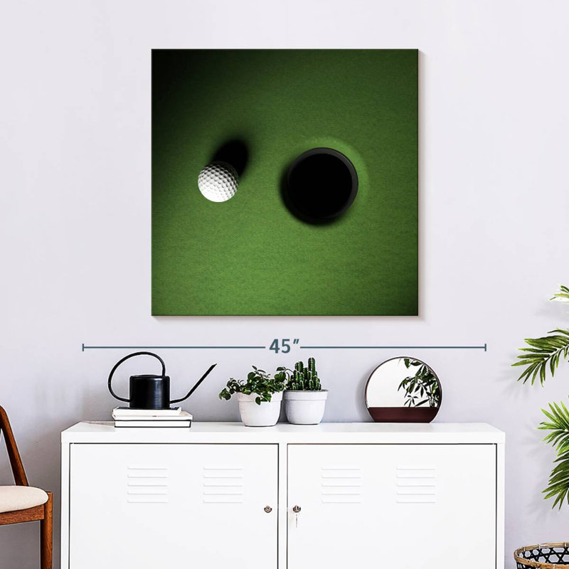 Sireci Golf Ball By The Hole, 30" H x 30" W