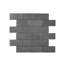 Dark Grey Basalt 2"X4" Subway Mosaic