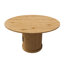 Table de salle à manger ovale extensible avec étagères de rangement, meuble de cuisine extensible et peu encombrant pour petits appartements.