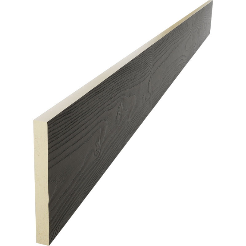 Planche de poutre en faux bois Endurathane sablé, Coquillage, H 6 po x l 96 po x P 1 po