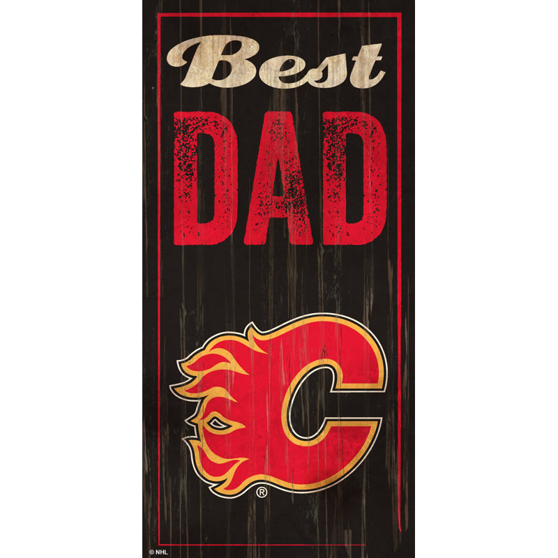Décoration murale meilleur père colorado avalanche, Calgary Flames