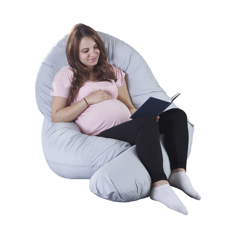 Maternity Body Pillow, L328 x W25cm, Grey