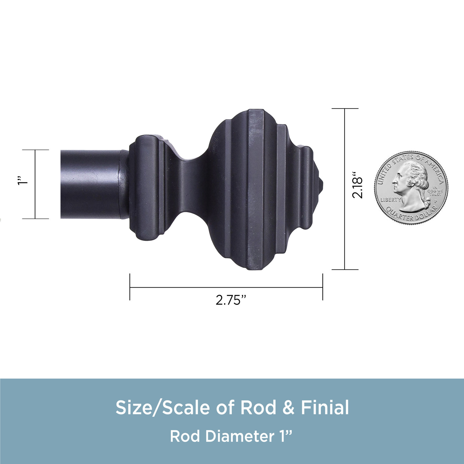 Kielle Byron Curtain Rod