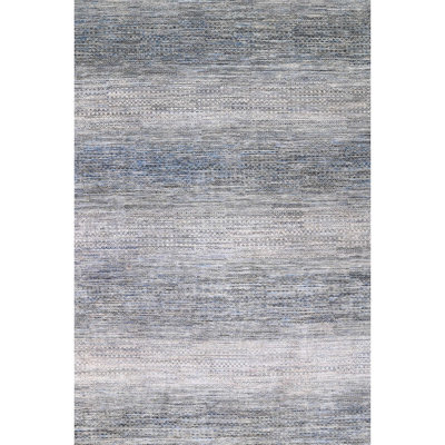 Hand Woven Wool Striped Area Rug