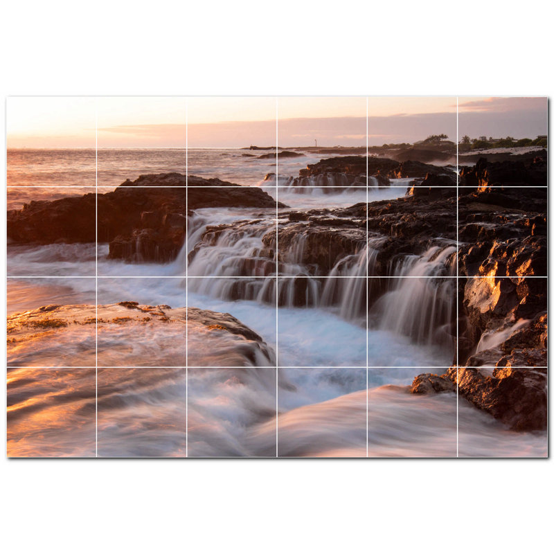 8 in. x 8 in. Ceramic Decorative Mural