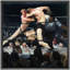 Intense lourde, bataille d'anneaux lourds, images rétro d'athlétisme, impression sur toile encadrée-123462540-123462539