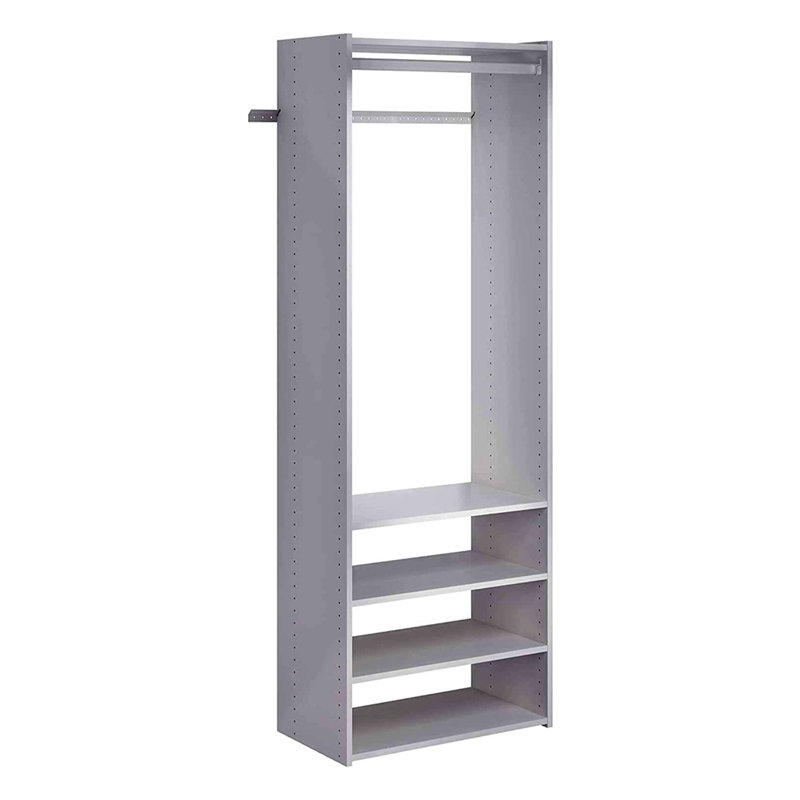 Trousse de démarrage pour système de garde-robe l 25,13 po Jax, Gris