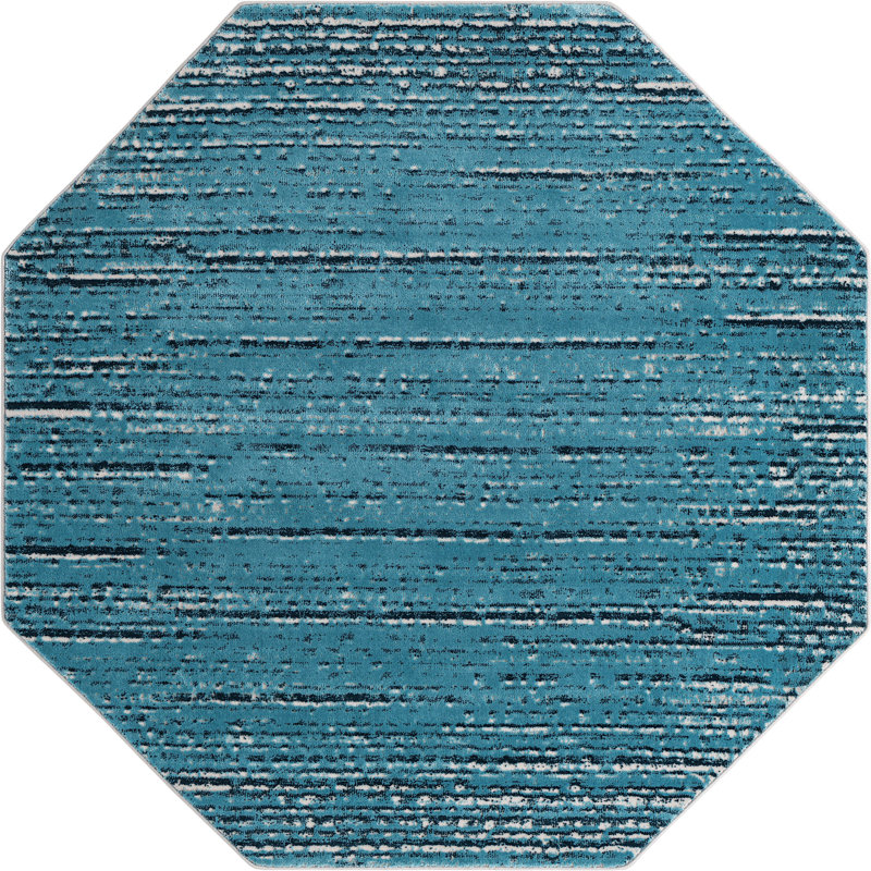 Abstract Indoor Rug, Octagon 6'