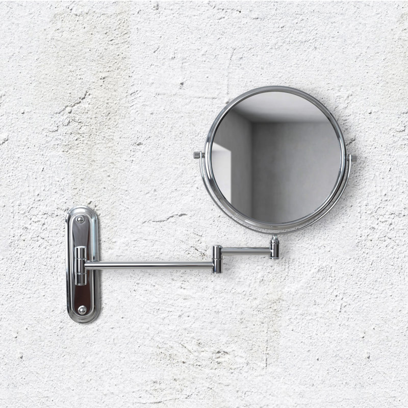 Afraz Metal Wall Mirror, Chrome