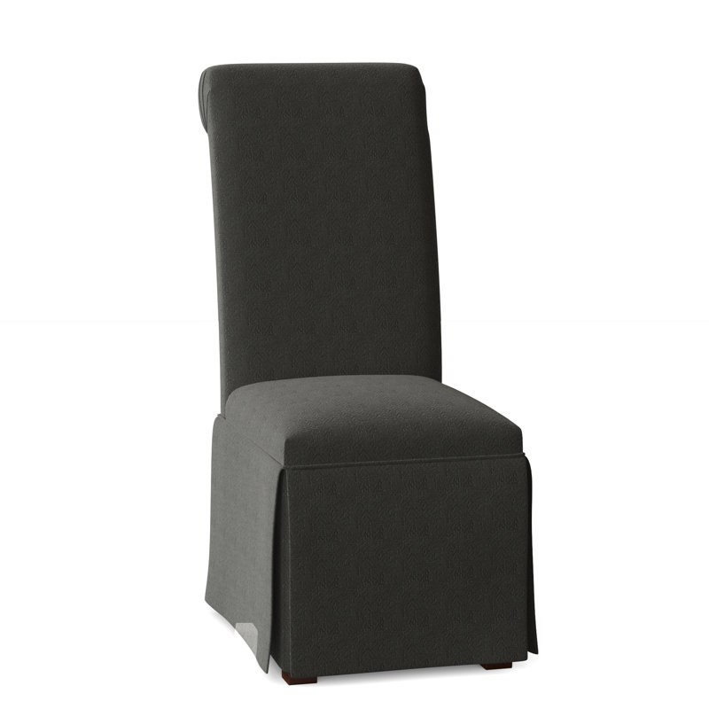 Susanna 20.25'' H Upholstered Side Chair, Black Satin, 3000-082