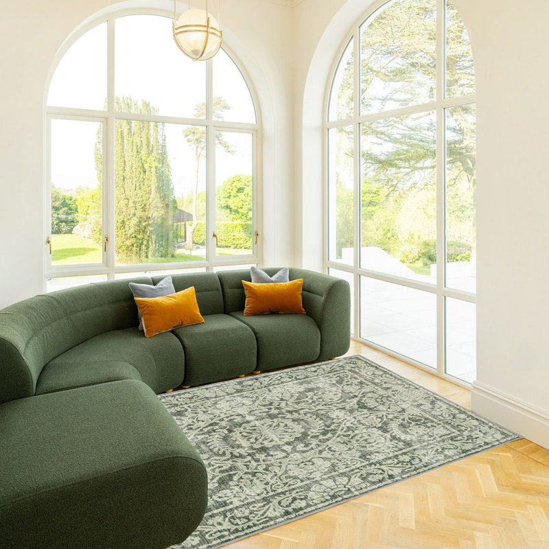 Vintage Look Area Rug, Rectangle 80 x 150 cm