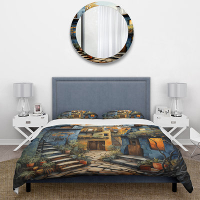 Ensemble de housse de couette mexicain Oaxacan Odyssey I - People