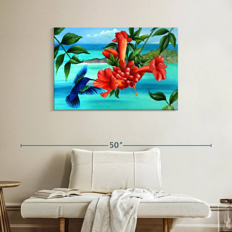 Exotic Afternoon Delight, 26" H x 39" W
