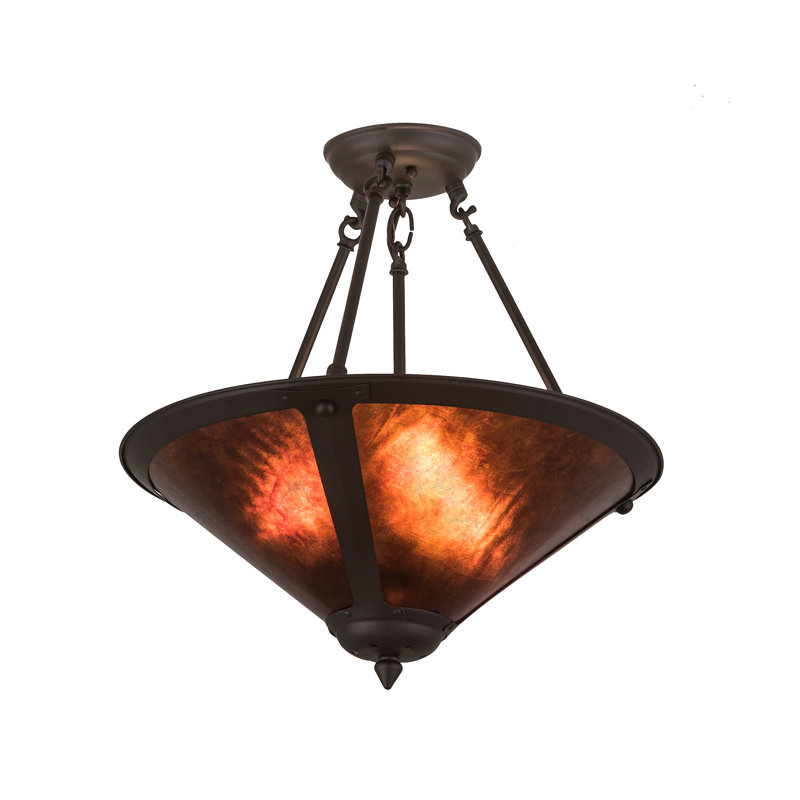 3 - Light Brown/Black Pendant