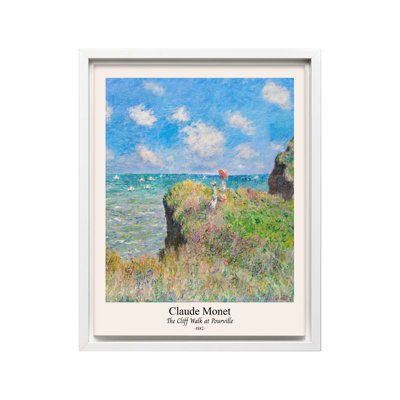 Claude Monet - Promenade de la falaise à Pourville