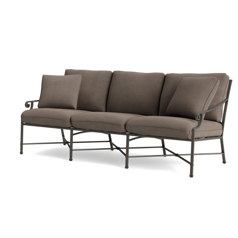 Venetian Outdoor 3 - Seat Patio Sofa, Fusion Moccasian, Mica